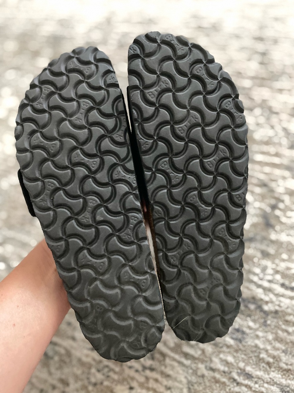 Birkenstock Madrid Big Buckle Sandals Black Gold 39 Size 8 - Picture 5 of 5